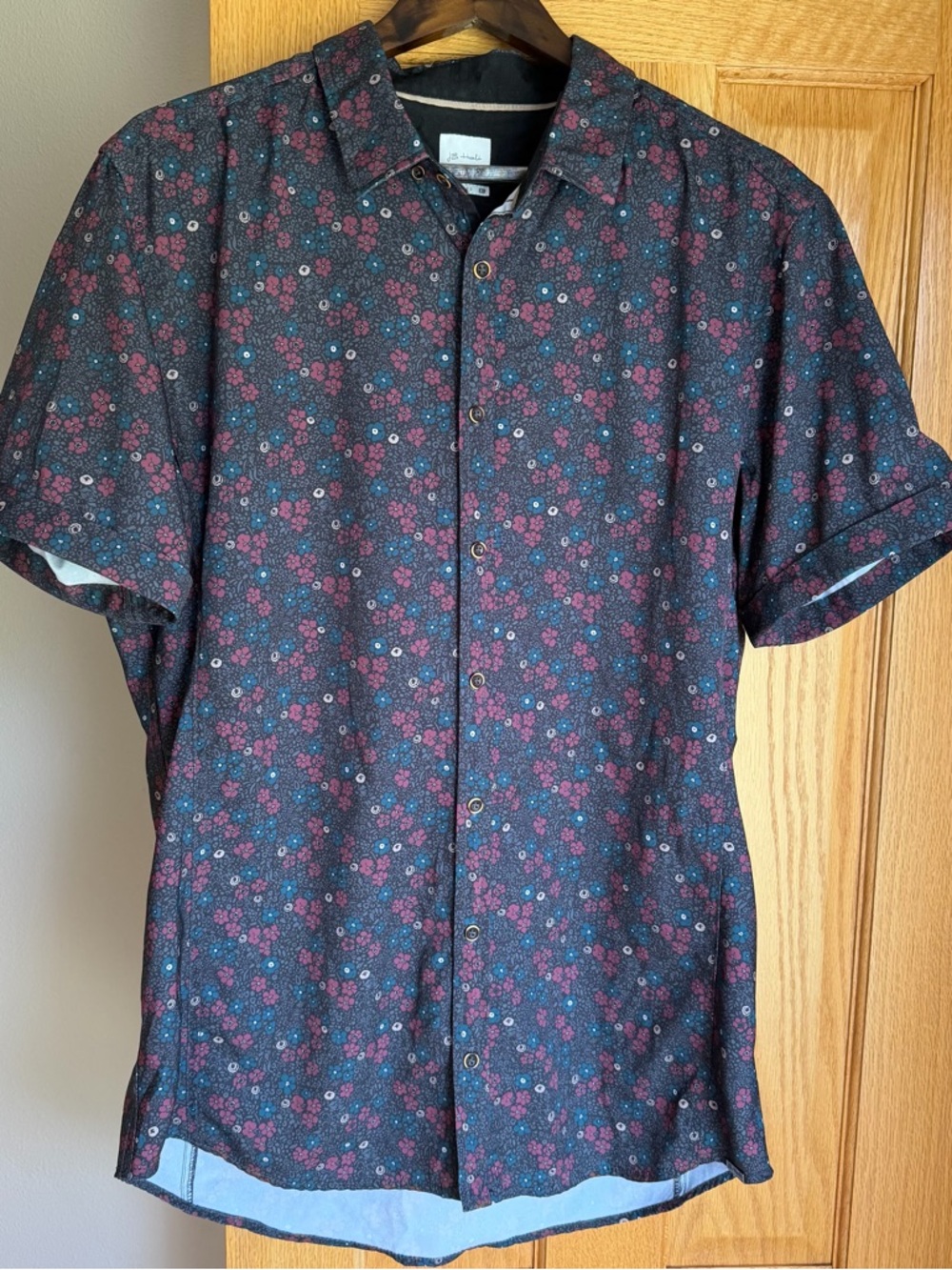BKE Buckle JB Holt Floral Standard Stretch Shirt XL